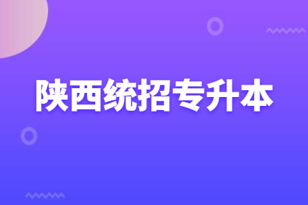 陕西统招专升本